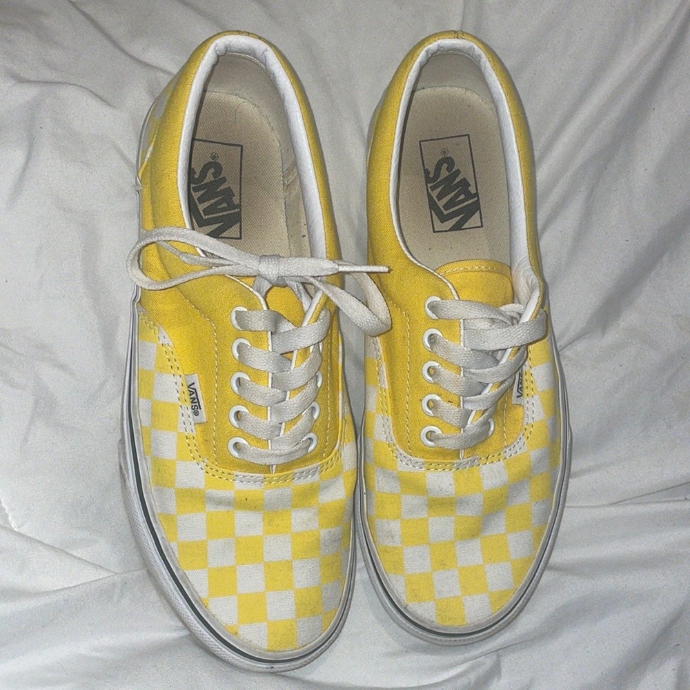 Vans Classic Tumble Era Yellow/White Checkered
